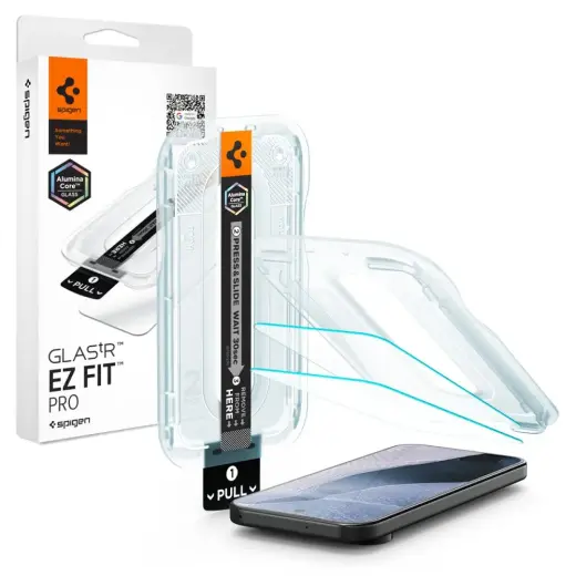 Spigen GLAS.TR EZ FIT PRO AC karastatud kaitseklaas telefonile Google Pixel 11 | Google Pixel 11 Pro paigaldusraamiga (2 tk.)
