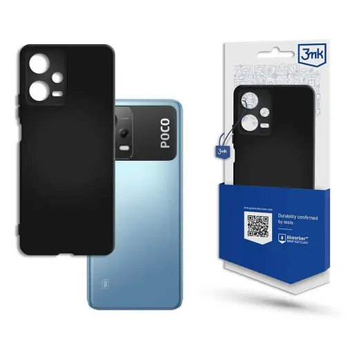 3MK Matt telefoni ümbris Poco X5 must