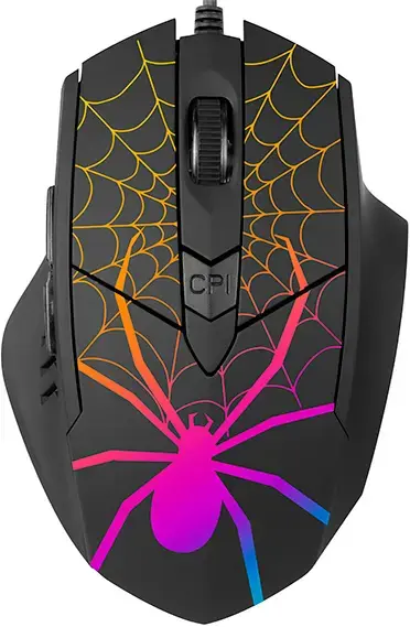 Tracer GameZone Black Widow RGB | wired mouse | black