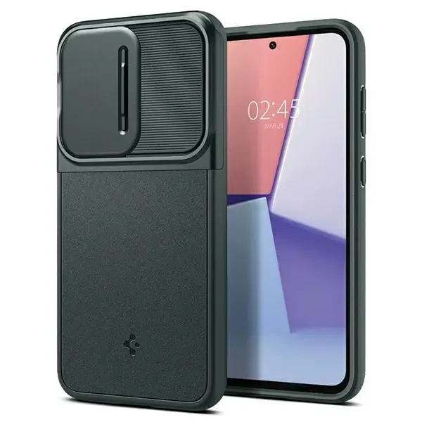Spigen Optik Armor telefoni ümbris Samsung Galaxy S23 FE roheline