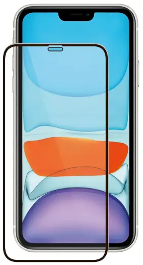 Fusion 5D täiskattega karastatud klaas telefonile iPhone 13 Mini, must