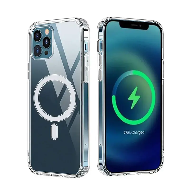 Fusion Mag anti shock 1.5mm silicone maciņš ar MagSafe atbalstu telefonam iPhone 16 Plus caurspīdīgs