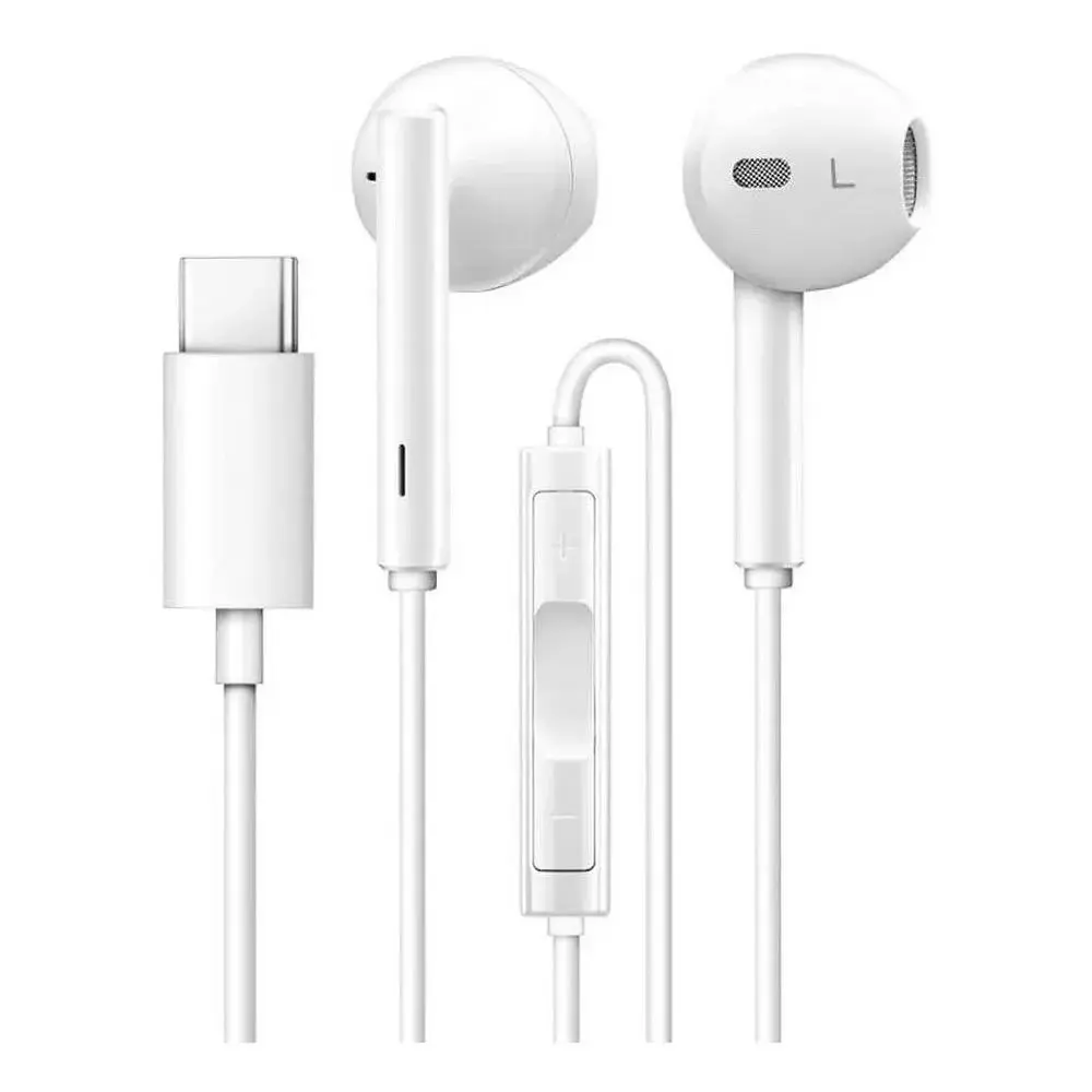 Wire earphones Type C Huawei CM33 bulk white
