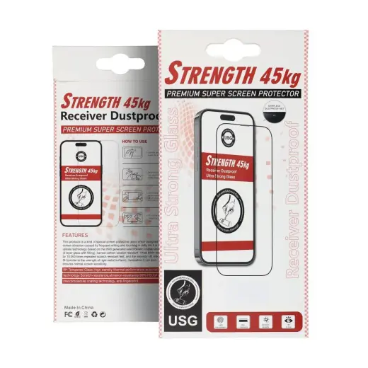Ultra Strong 45kg karastatud kaitseklaas telefonile iPhone 14 Pro