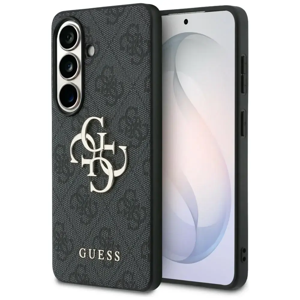 Guess 4G Big Metal Logo чехол для телефона Samsung Galaxy S26+ (S947) чёрный