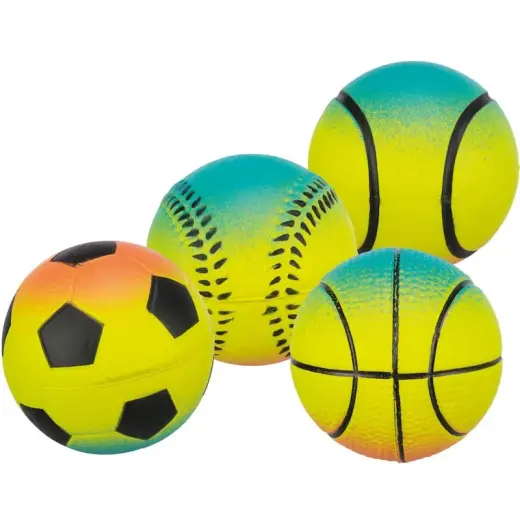 Rotaļlieta suņiem - Trixie neon ball, foam rubber, floatable, ø 7 cm