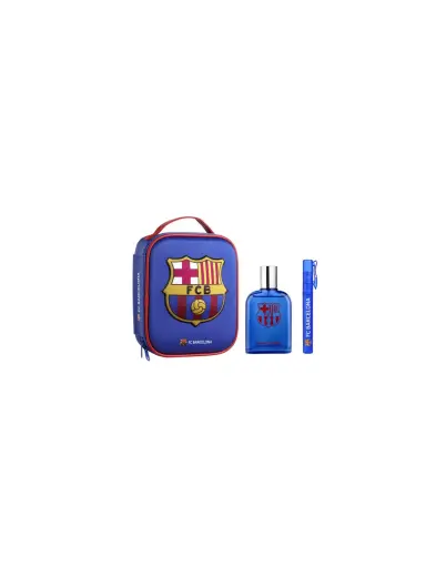 AIRVAL FC BARCELONA NECESER EDT SPRAY 100 ML + MINI 10 ML