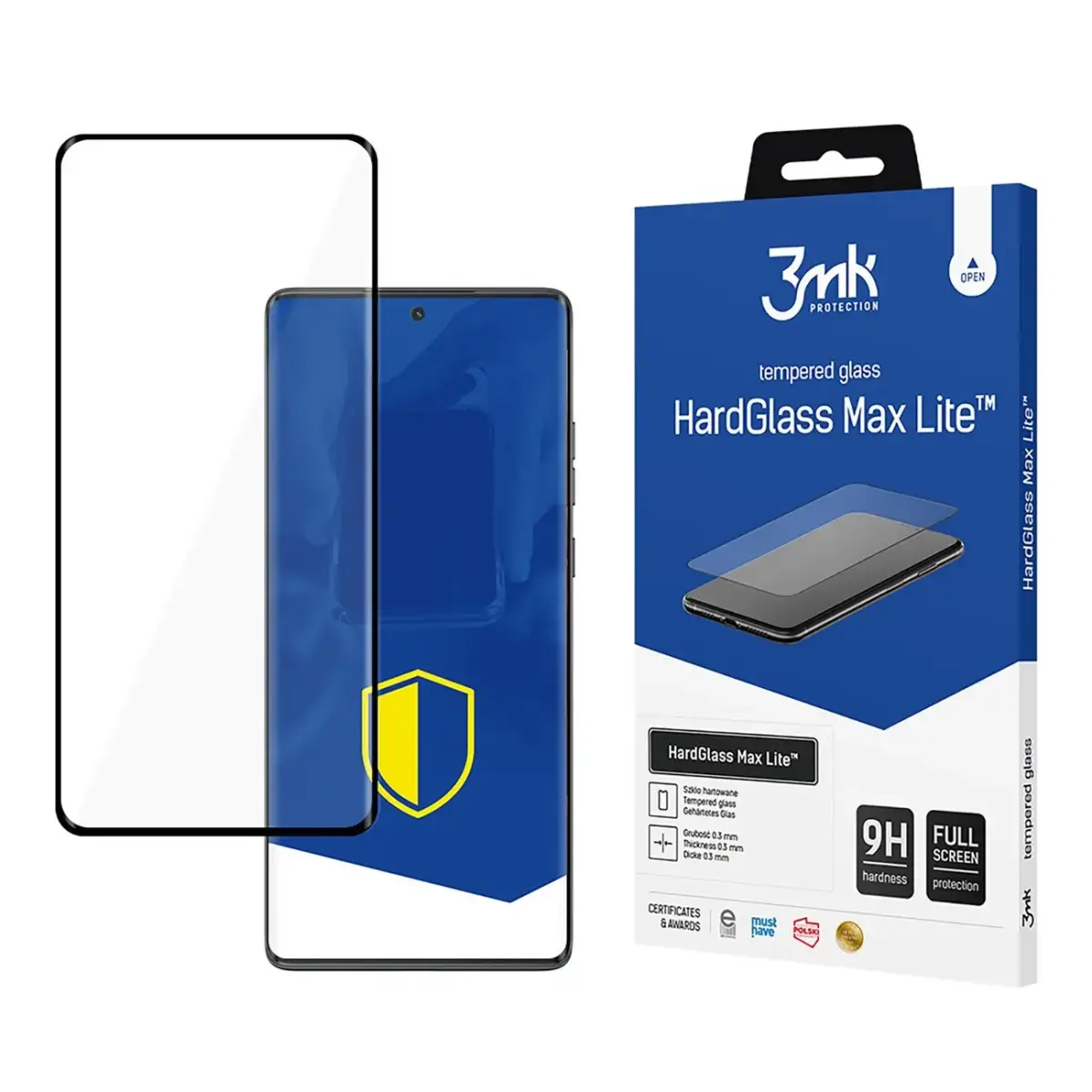3mk HardGlass Max Lite Tempered glass for Motorola Moto G85