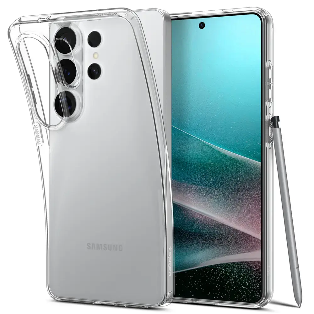 Spigen Liquid Crystal telefono dėklas Samsung Galaxy S26 Ultra (S948) skaidrus