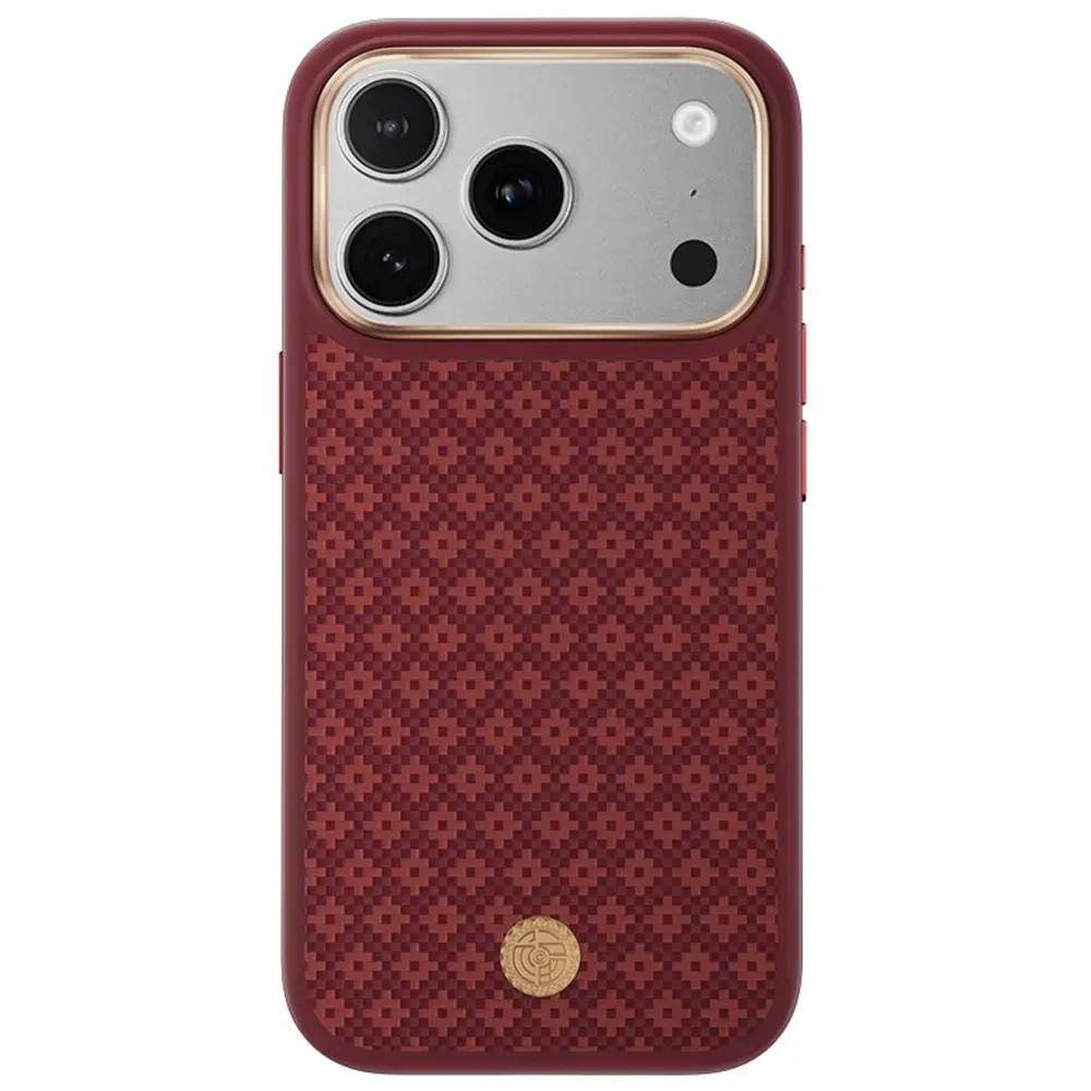 Benks Armor Pro ArmorGrid Kevlar Metal Frame 600D telefoni ümbris iPhone 18 Pro Max | iPhone 17 Pro Max punane