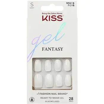 Kiss My Face Gel Fantasy Nails Happy Hands - Nalepovací nehty ( 28 ks )