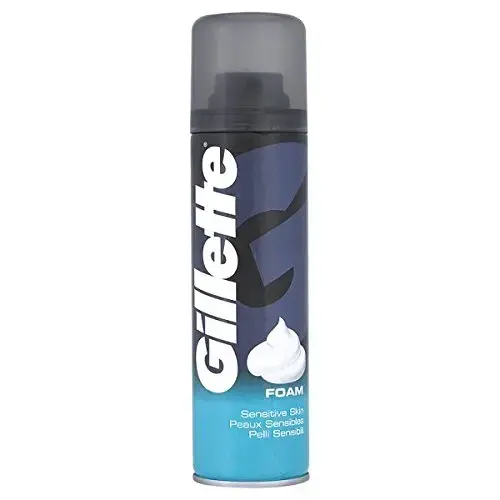 Gillette Classic Sensitive Shave Foam, for Sensitive Skin, 200ml