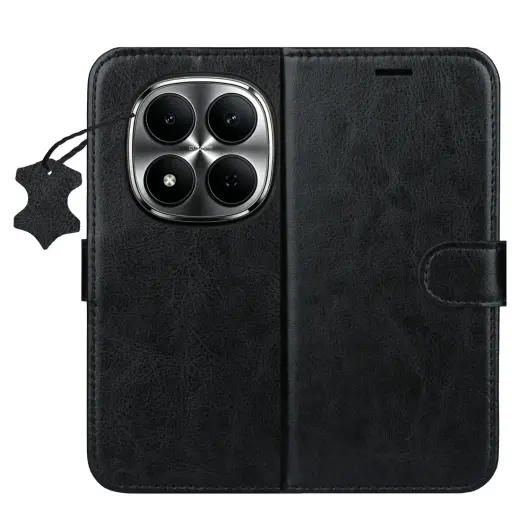 Smart Luxe leather case for Xiaomi Redmi Note 15 5G black