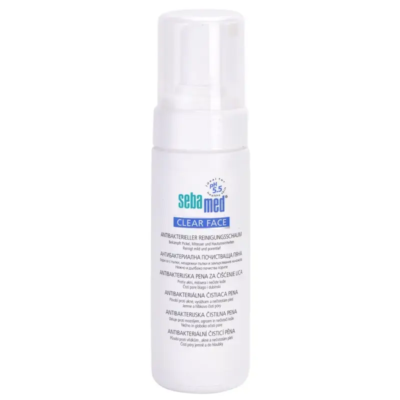 Sebamed Transparent Antibacterial Facial Cleansing Foam - 150ml