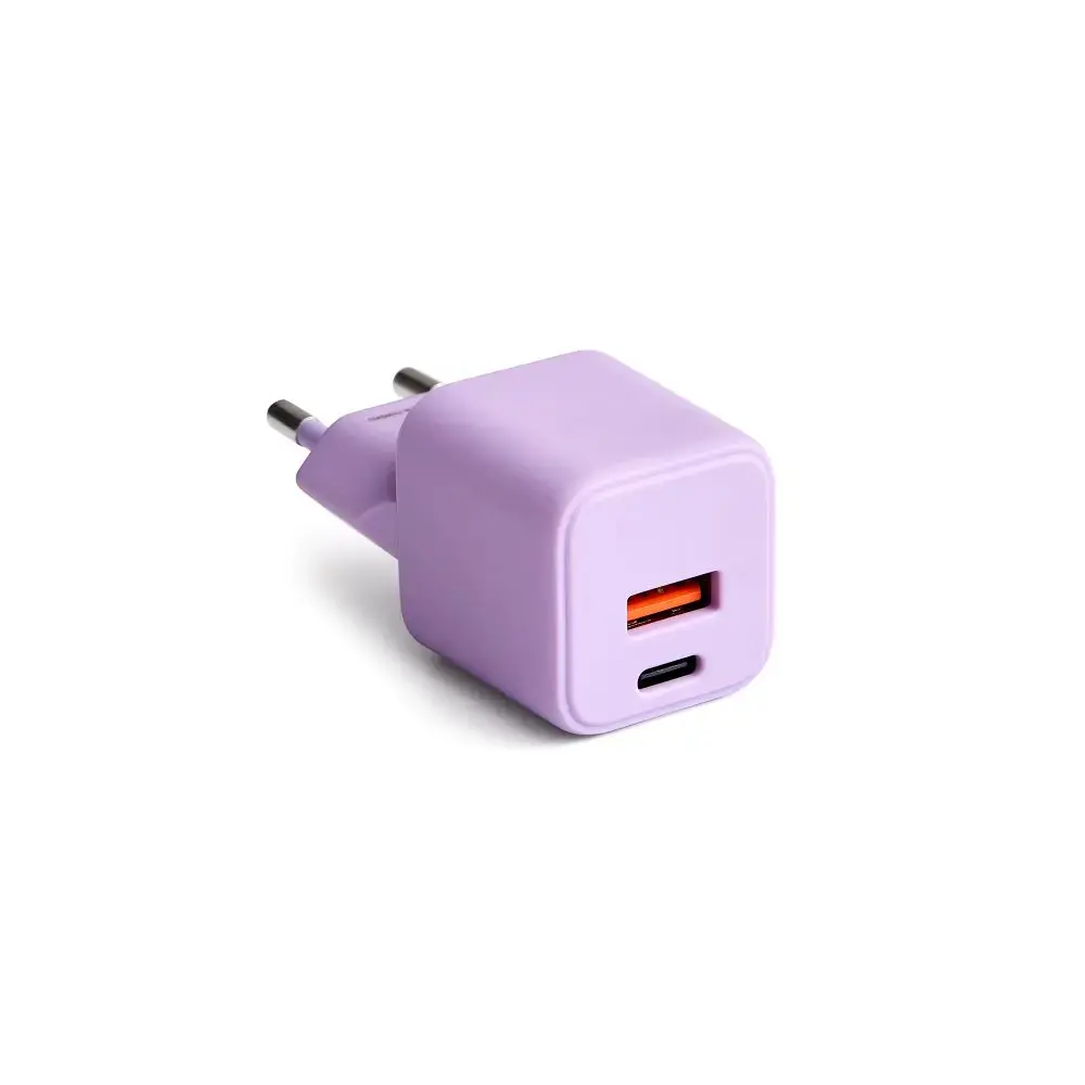 COLORUM CLS30-AC-09 travel charger | 30W | PD | USB-A, USB-C | lavender