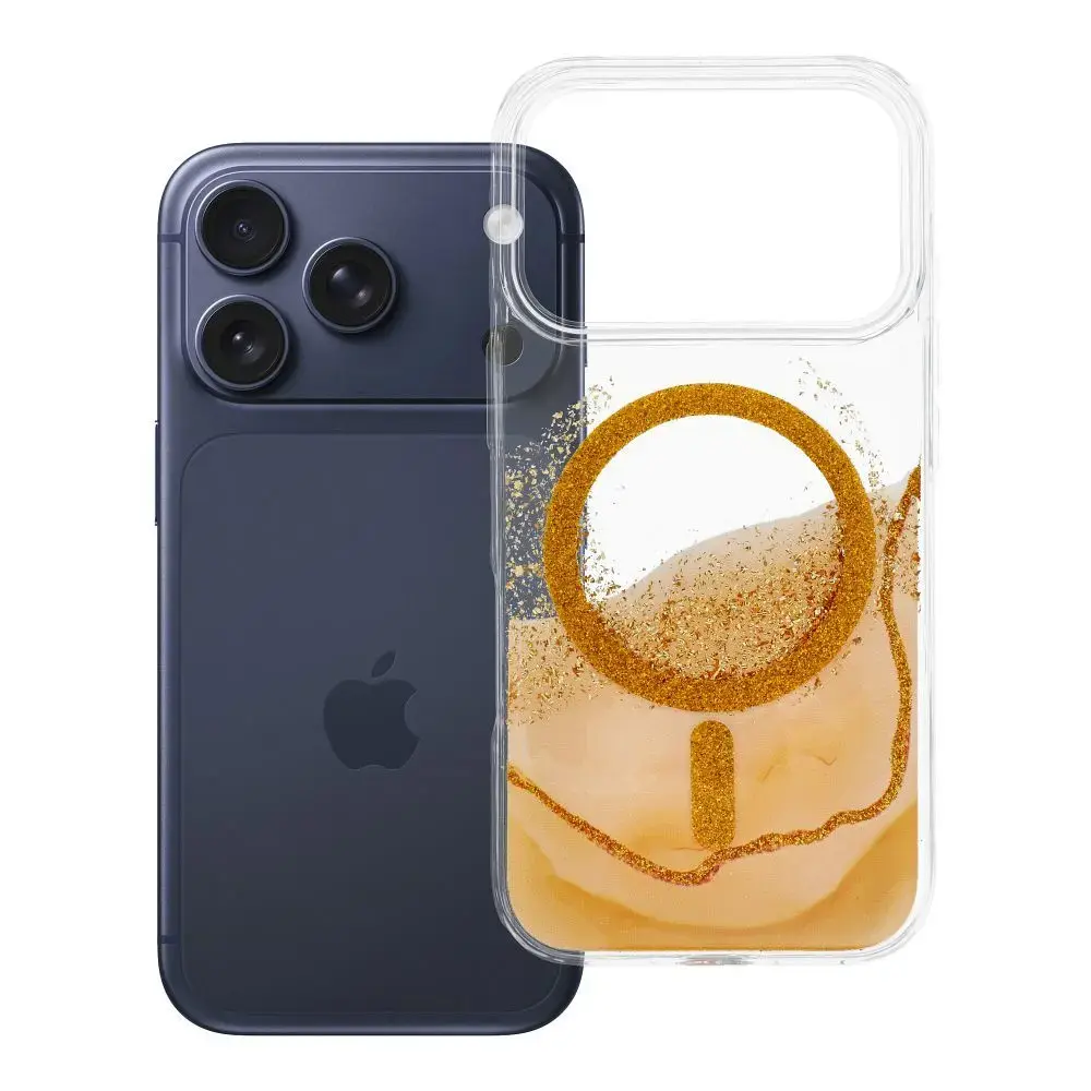 Golden telefoni ümbris MagSafe toega iPhone 18 Pro | iPhone 17 Pro kuldne