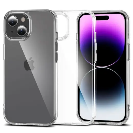 Tech-Protect FlexAir Hybrid case for iPhone 15 - transparent