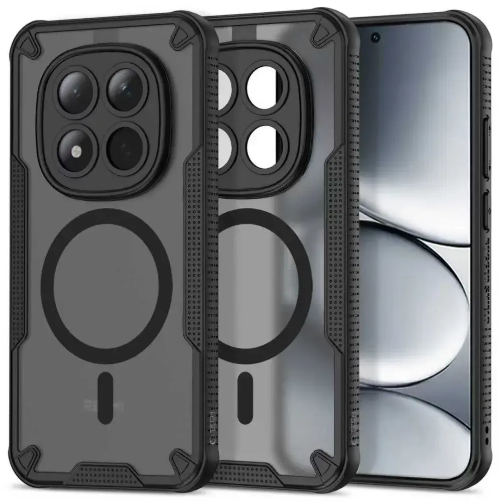 TECH-PROTECT RUGGED SHIELD MAGSAFE XIAOMI REDMI NOTE 15 PRO 5G MATTE BLACK
