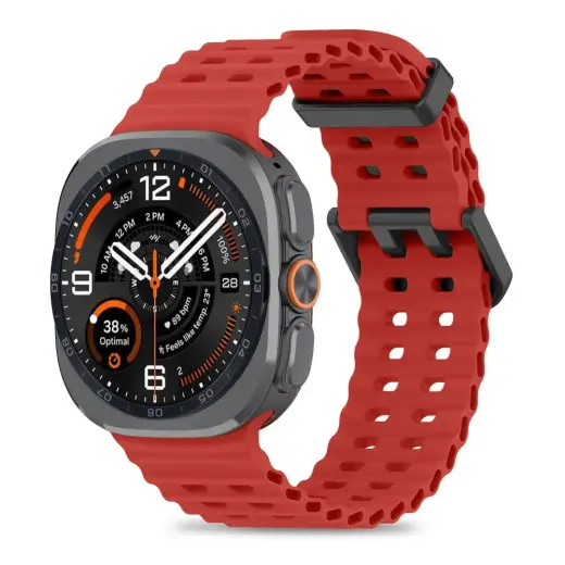 Tech-Protect IconBand Pro viedpulksteņa siksniņa priekš Galaxy Watch Ultra 1/2 (47 mm) | sarkana