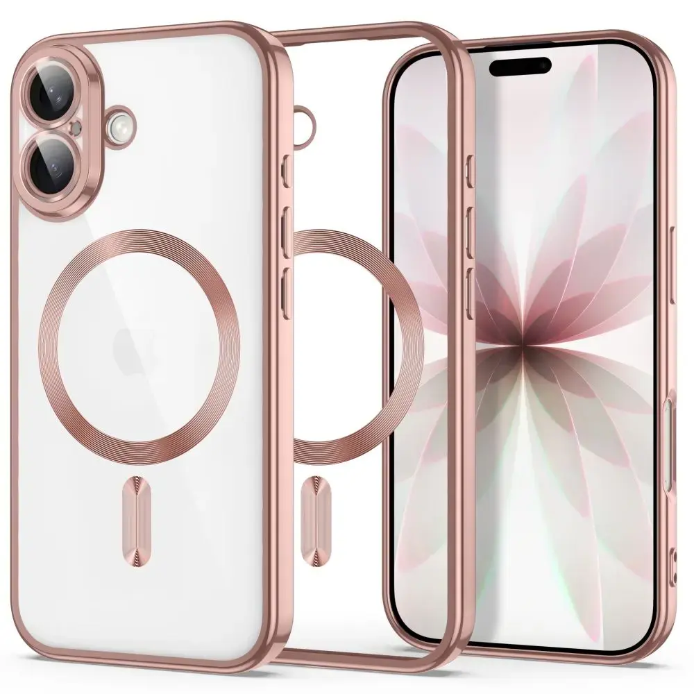 Tech-Protect MAGFLEX чехол с поддержкой MagSafe для телефона iPhone 17 розовый