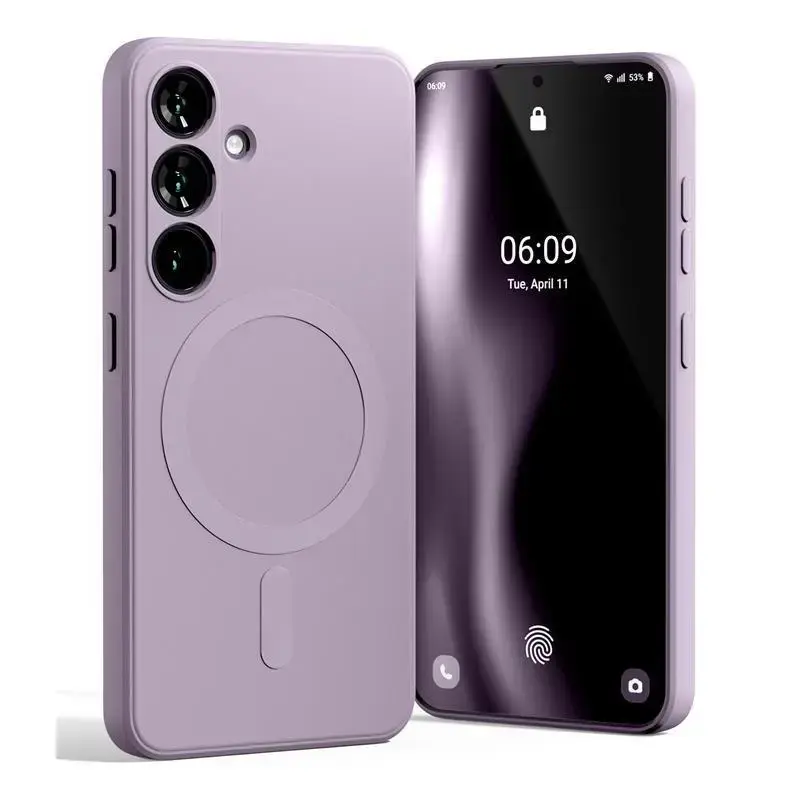 Mercury Semi-Silicon maciņš ar MagSafe atbalstu telefonam Samsung Galaxy A57 (A576) violets
