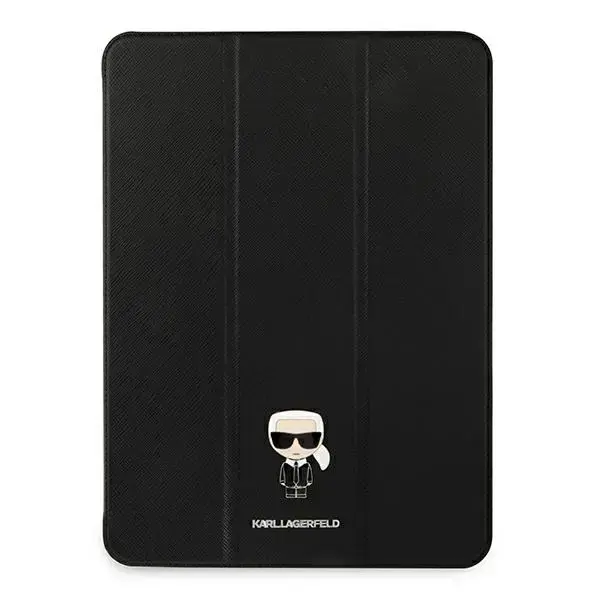 KLFC11OKMK Karl Lagerfeld Metal Saffiano Folio Cover for iPad Pro 11 Black