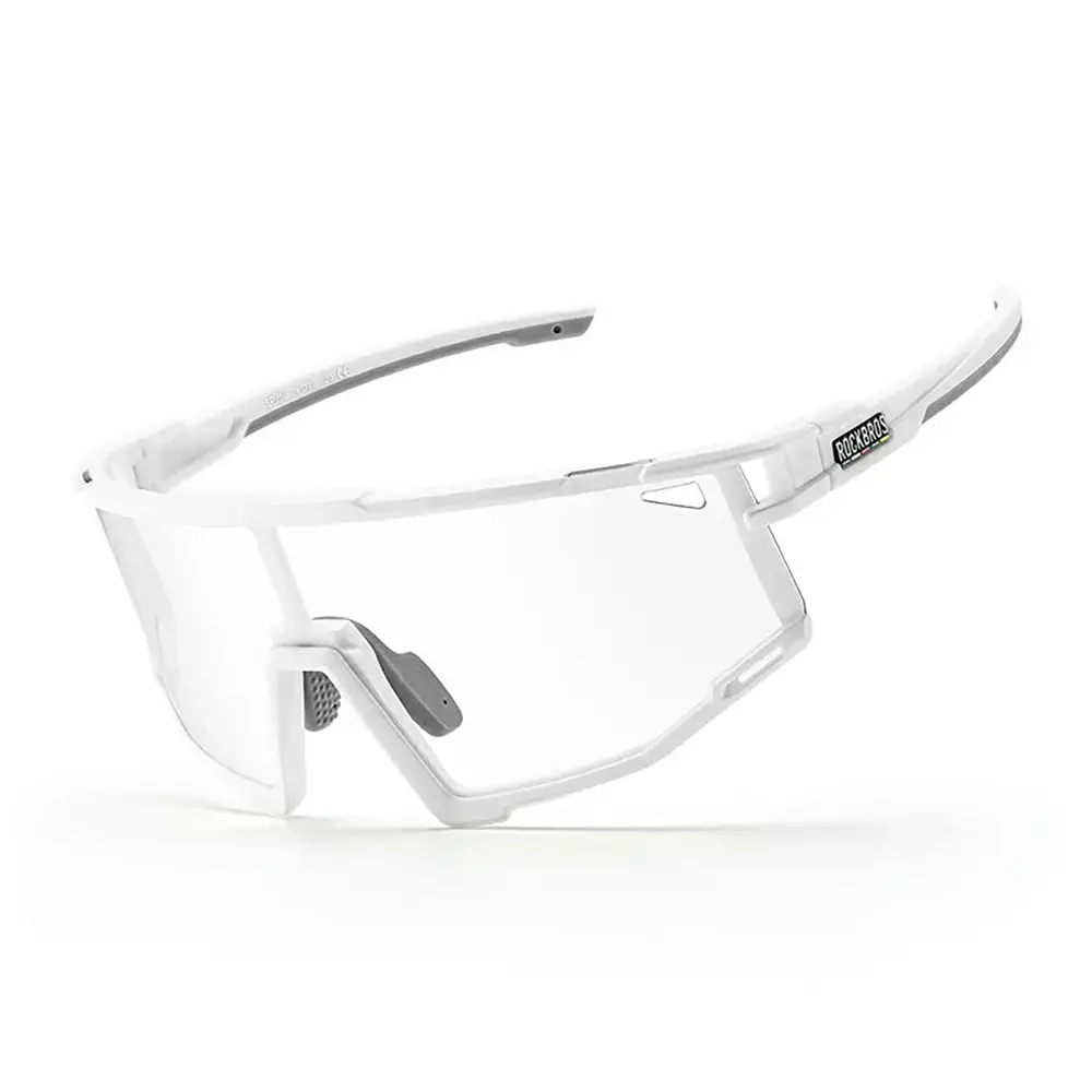Rockbros SP258 ROAD TO SKY Photochromic Cycling Glasses - White