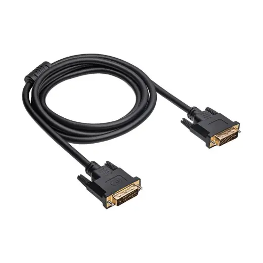 Akyga kabelis AK-AV-02 DVI ver. 24+5 pin 1,8 m melns