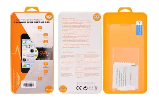 Tempered glass Orange for phone iPhone 14