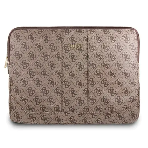 Guess sleeve GUCS134GB 13" brown 4G Uptown