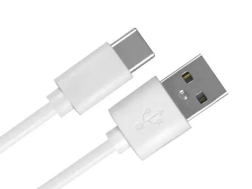 LTC PS andmeedastus- ja laadimiskaabel | USB-A kuni USB-C | 10W | 2m | valge