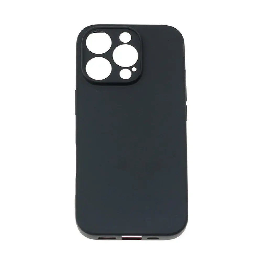 Soft telefono dėklas iPhone 16 Pro juodas
