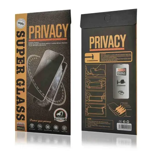Fusion Full Screen Privacy aizsargstikls telefona ekrānam Samsung Galaxy A16 5G (A166) (privātuma efekts)