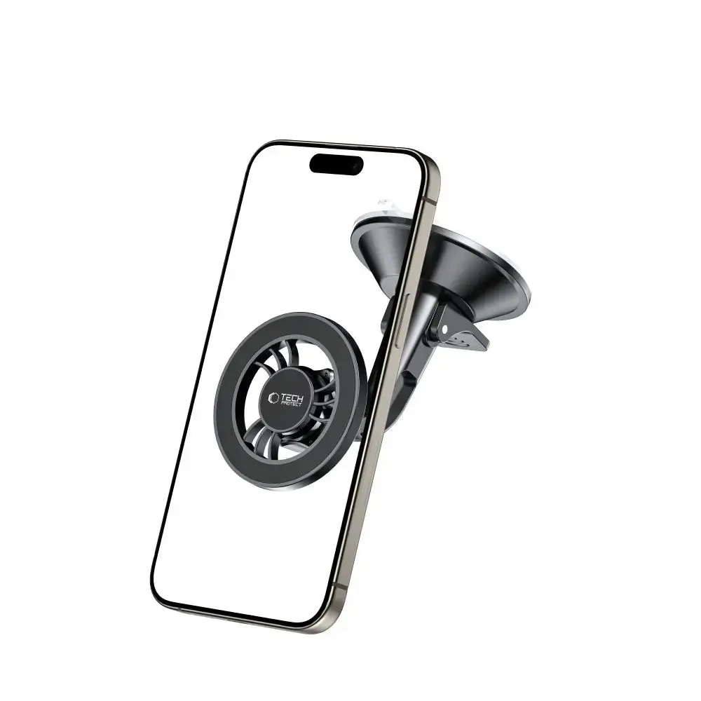 Tech-Protect N56 Magnetic MagSafe Car Holder for Cockpit, Windshield Mount - Black