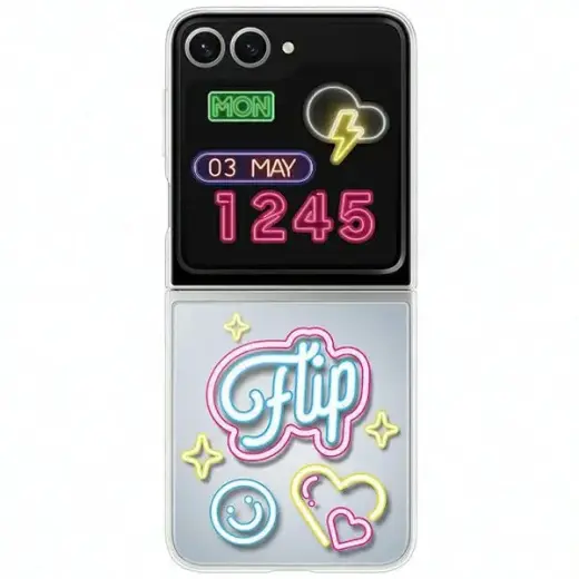 Etui Samsung EF-ZF741CTEGWW Z Flip6 F741 przezroczysty|transparent FlipSuit Case