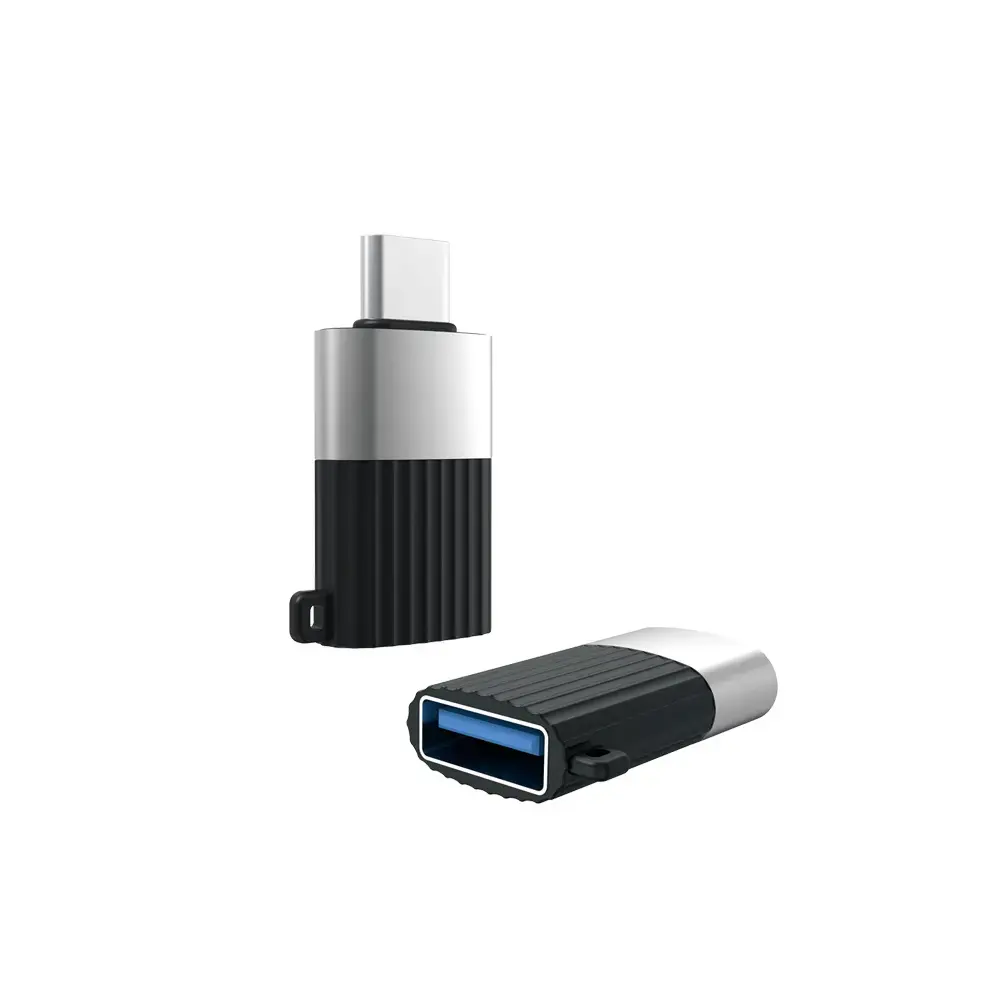XO NB149-F adapteris | USB-A uz USB-C | melns