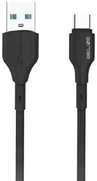 Beline BLNCBC01 провод для передачи данных и зарядки | USB-A на USB-C | 25W | 2m | черный