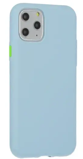 Fusion Solid Silicone maciņš telefonam iPhone 12 Mini zils