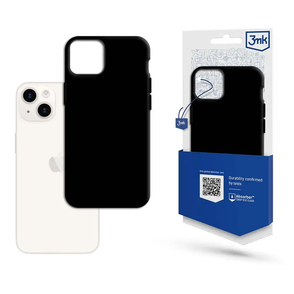 3mk Matt maciņš telefonam iPhone 15 melns
