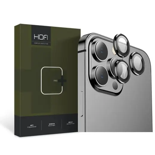 KAMERAS VĀCIŅŠ HOFI CAMRING PRO+ IPHONE 13 PRO | 13 PRO MAX MELNS