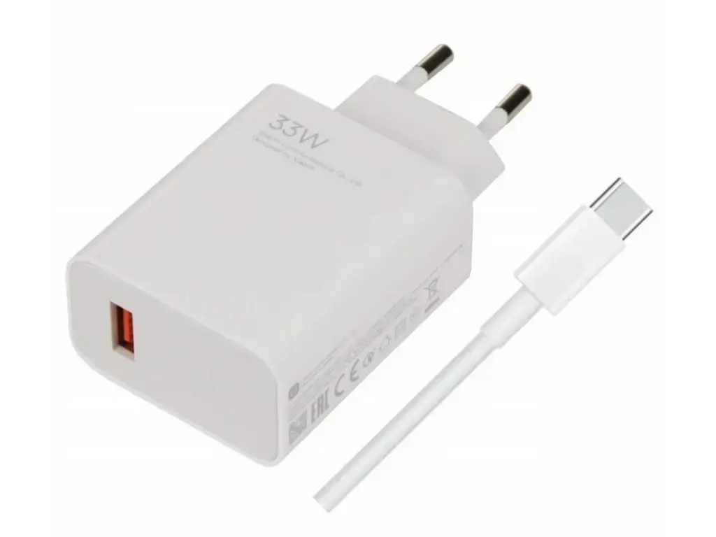 Xiaomi MDY-16-EF travel charger | 33W | USB-A | USB-C | white (OEM)