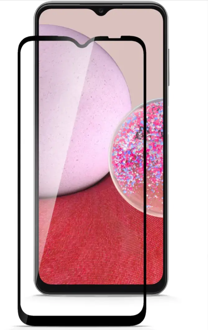  Fusion full cover 5D tempered glass for phone Samsung Galaxy A14 4G | A14 5G black