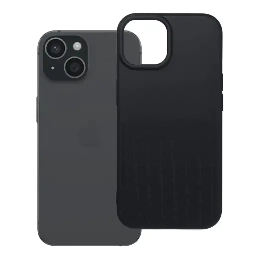 Easy Dual telefono dėklas iPhone 15 juodas