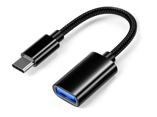 GoodBuy adapteris | USB-A į USB-C | juodas (OEM)