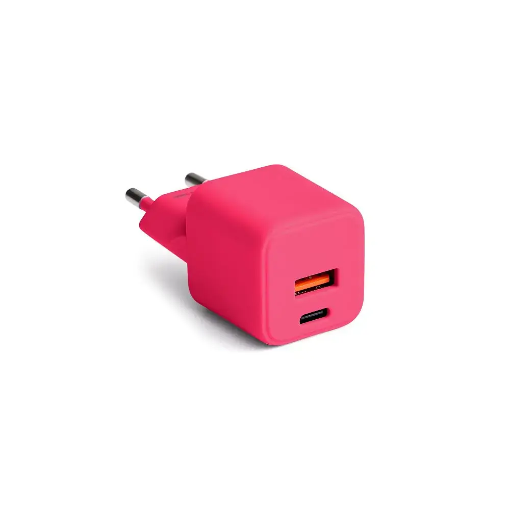 COLORUM CLS30-AC-02 tīkla lādētājs | 30W | PD | USB-A, USB-C | xmagenta