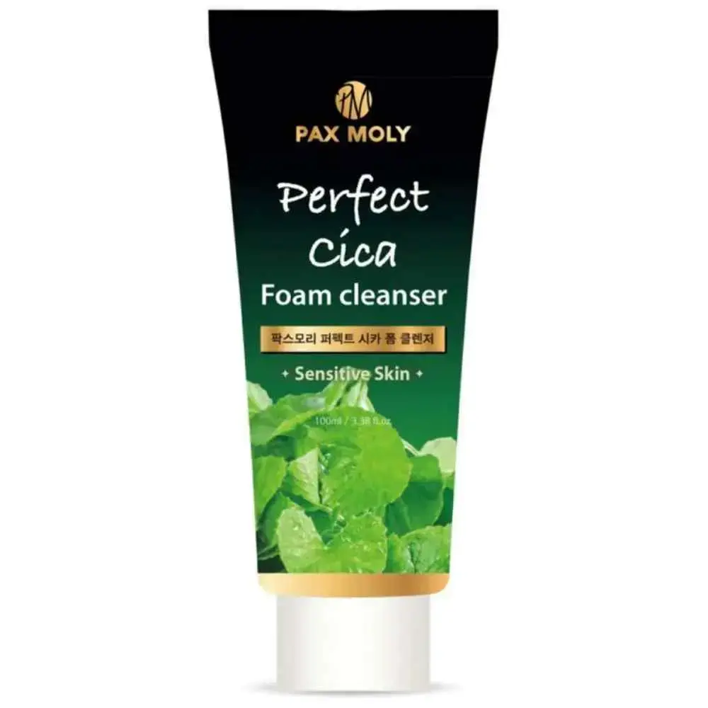 PaxMoly, Perfect Cica, Soothing & Calming & Cleansing, Cleansing Foam, 100 ml