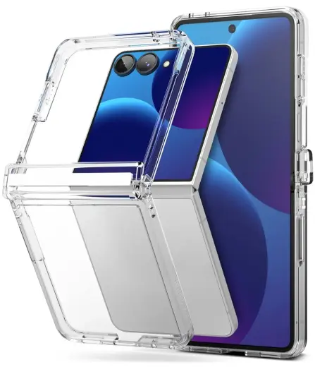 Ringke Fusion Flap telefono dėklas Samsung Galaxy Z Flip 8 (F776) skaidrus