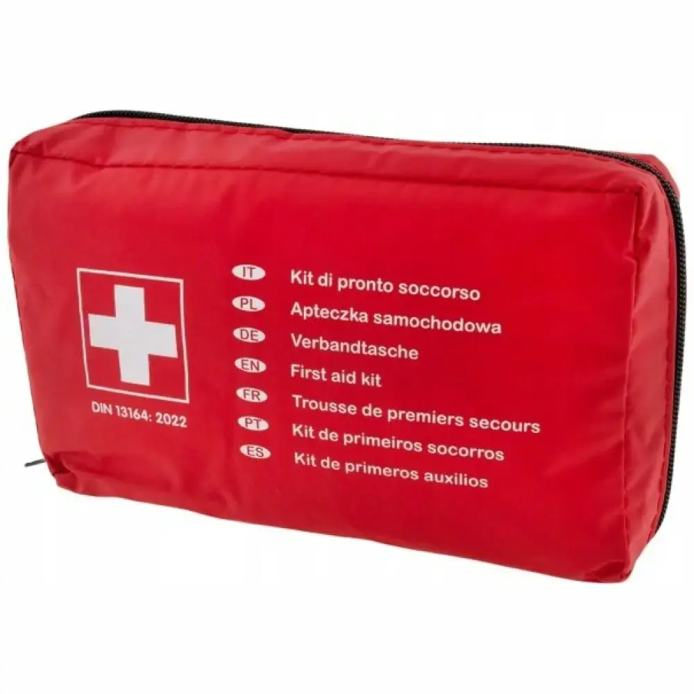 Car First Aid Kit with CPR mouthpiece     DIN 13164