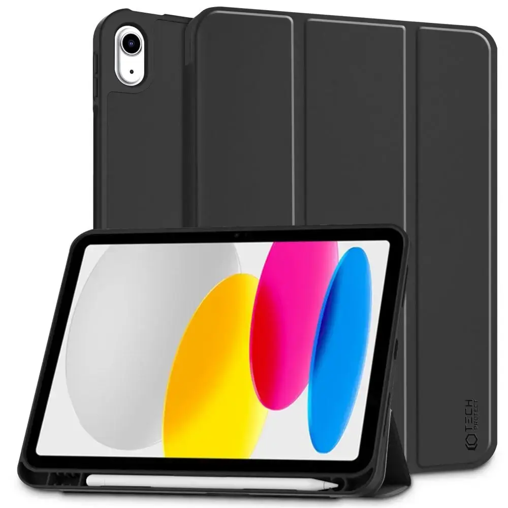 Tech-Protect SC tahvelarvuti ümbris iPad 10.9" 2022 jaoks - must