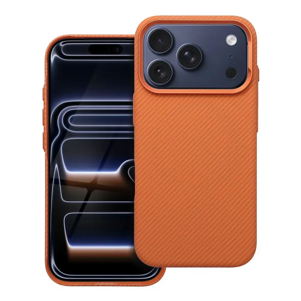 K-Look telefono dėklas su MagSafe palaikymu iPhone 17 Pro Max | iPhone 18 Pro Max oranžinis